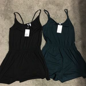 NWT H&M Rompers Size small (lot of 2)